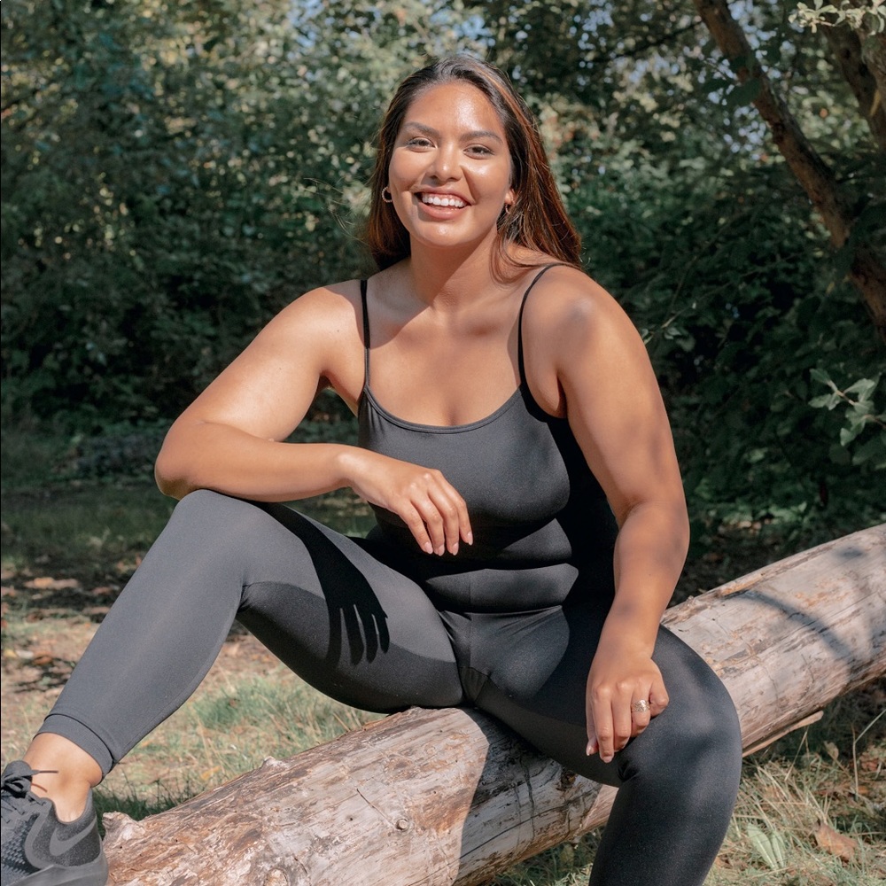 NWT Girlfriend Collective Unitard Black